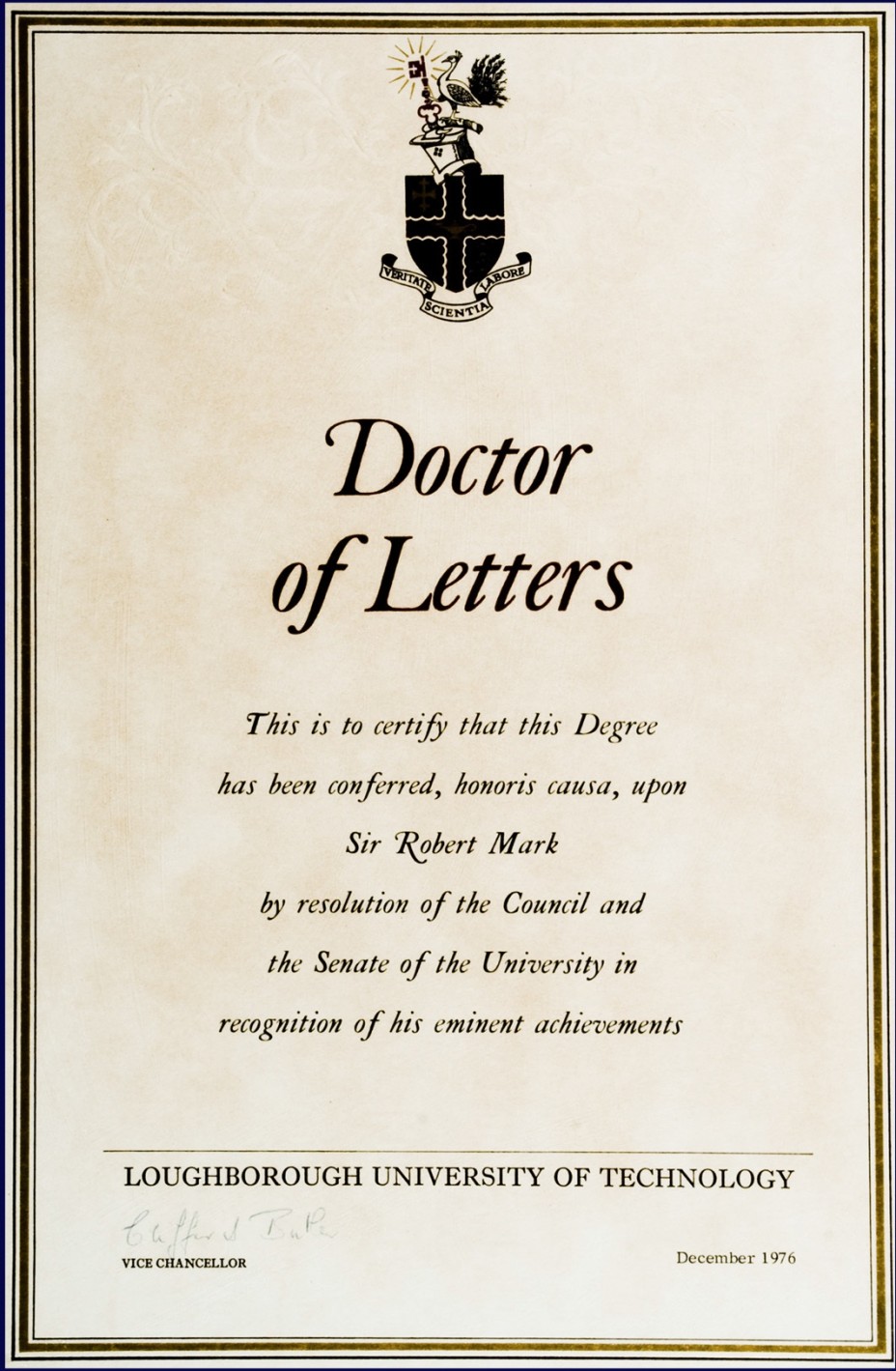 doctor of letters