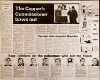 the coppers commissioner bows out